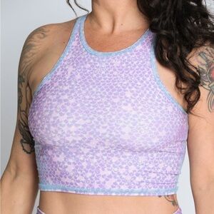 Teeki Women's Mermaid Fairy Queen Lavender Mermaid Tank M/L